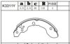 ASIMCO K3311Y Brake Shoe Set